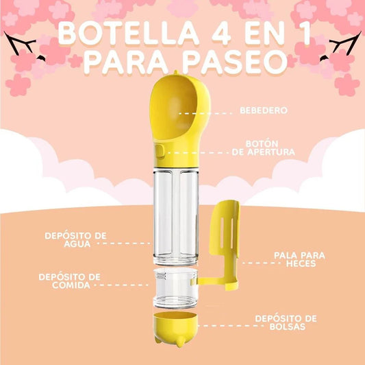Bebedero 4 en 1 mascotas | Envío GRATIS